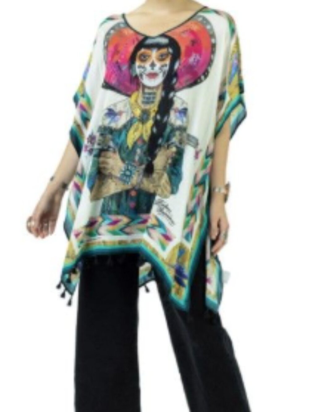 Double D Ranch Dolan Geiman Poncho - Picture 2 of 5